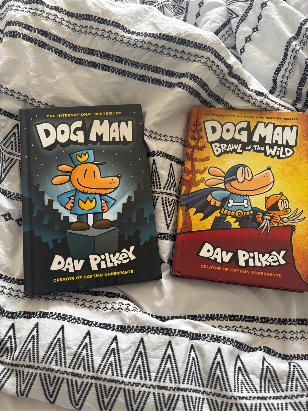Dog Man Hardcover Book (Black) by
